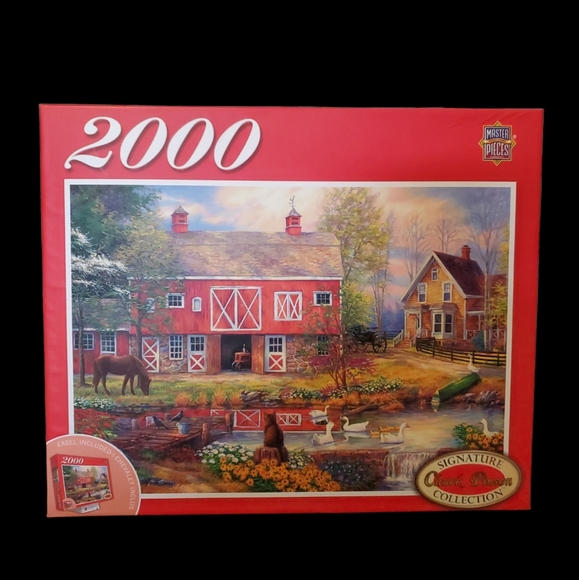 MasterPieces 2000 Pc Jigsaw Puzzle Chuck Pinson Signature Collection New - Picture 2 of 8